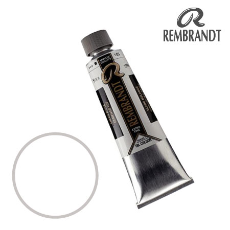 T0107-117-2　油絵具１１号チューブ　ジンクホワイト(リンシードオイル)　60ml　★★★　半不透明