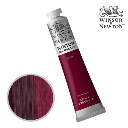 380　ウィントン油絵具　マゼンタ（２８）　200ml　★★★　透明