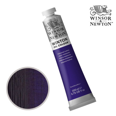 229　ウィントン油絵具　ジオキサイジンパープル（４７）　200ml　★★★　透明