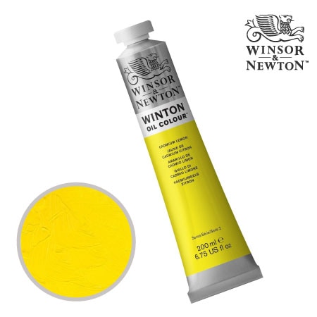 87　ウィントン油絵具　カドミウムレモンヒュー（７）　200ml　★★★　不透明