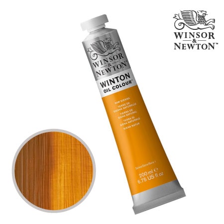 552　ウィントン油絵具　ローシェンナー（３４）　200ml　★★★★　透明