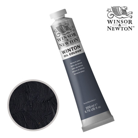 465　ウィントン油絵具　ペイニーズグレー（３２）　200ml　★★★　不透明