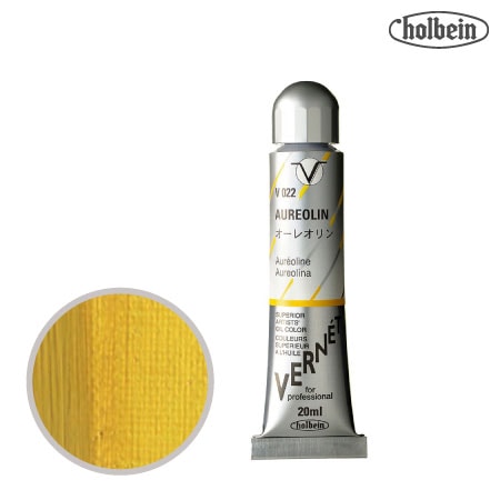 V022　 高品位油絵具 ヴェルネ　オーレオリン　20ml　★★★　半透明