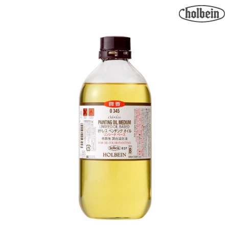 O345 　画溶液　　500ml　オドレスペンチングオイル(リンシードベース)　