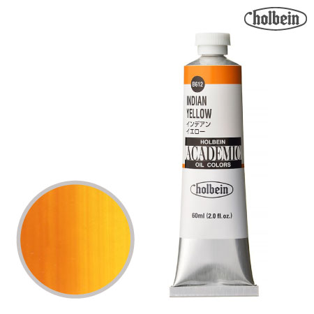B612アカデミック油絵具60mlインデアンイエロー60mml★★透明
