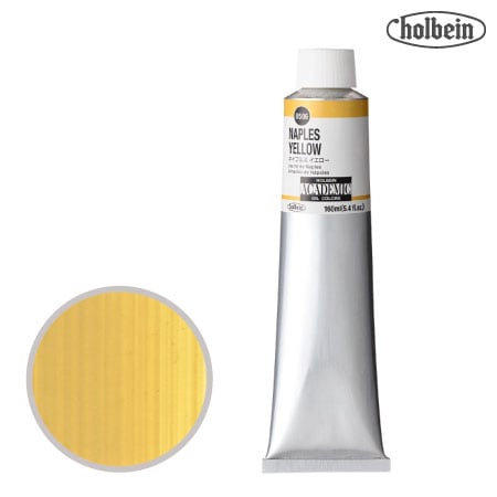 B506アカデミック油絵具160mlネイプルスイエロー160mml★★不透明