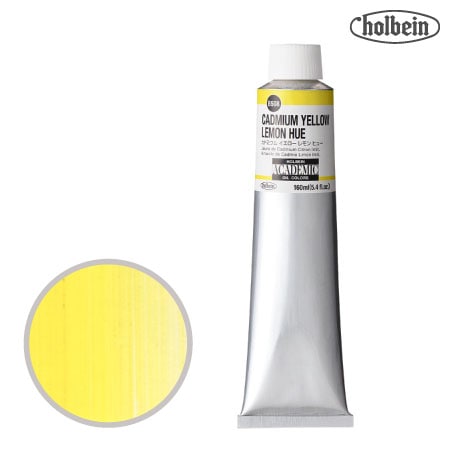 B508アカデミック油絵具160mlカドミウムイエローレモンヒュー160mml★★半透明
