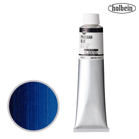 B527アカデミック油絵具160mlプルシャンブルー160mml★★半透明