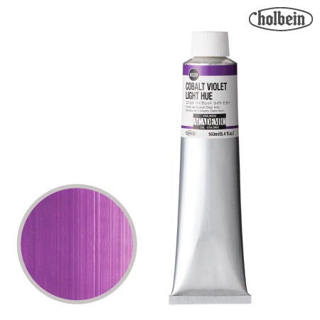 B529アカデミック油絵具160mlコバルトバイオレットライトヒュー160mml★半透明