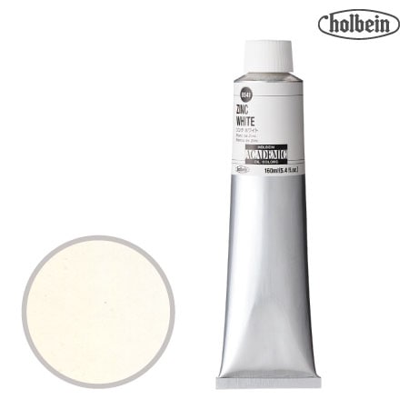 B541アカデミック油絵具160mlジンクホワイト160mml★★★★半透明