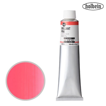B543アカデミック油絵具160mlブリリアントピンク160mml★半透明