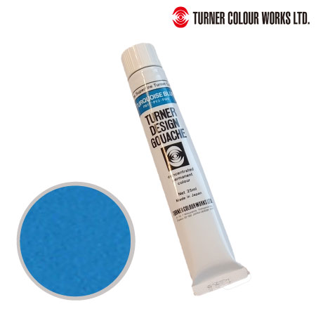 72　デザインガッシュ　ターコイズブルー　25ml　　