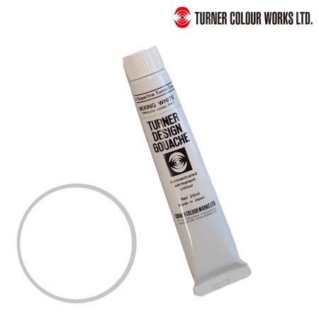 0　デザインガッシュ　ミキシングホワイト　25ml　　