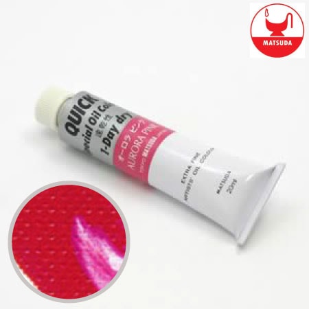 #9079クイック油絵具9号オーロラピンク40ml