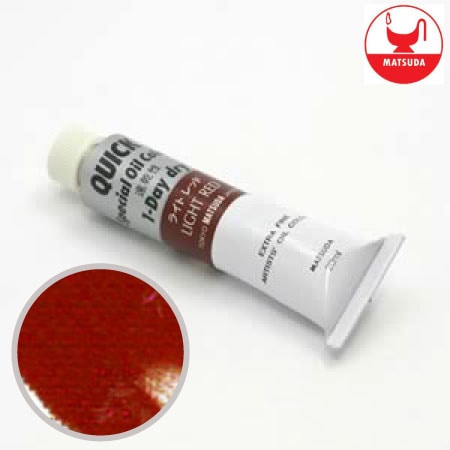 #9091クイック油絵具9号ライトレッド40ml