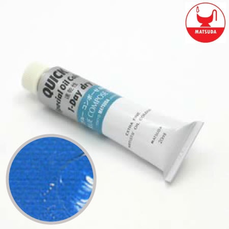 #9112クイック油絵具9号ブルーコンポーゼ№１40ml