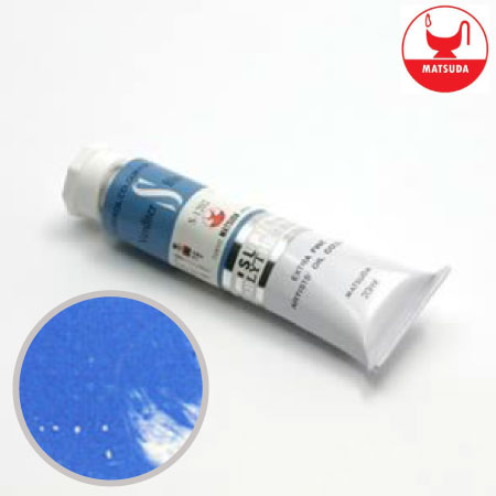 #61202スーパー油絵具6号バディターブルー20ml