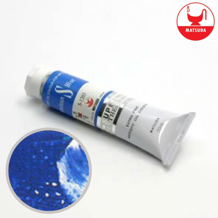 #61203スーパー油絵具6号セルリアンブルー20ml