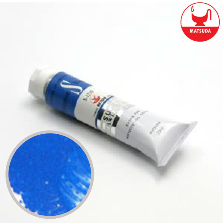 #61210スーパー油絵具6号ターコイズブルーシェード20ml