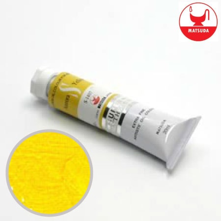 #61407スーパー油絵具6号オーロライエロー20ml