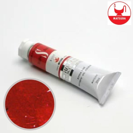 #61517スーパー油絵具6号ブライトレッドライト20ml