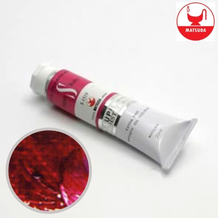 #61519スーパー油絵具6号スーパールビー20ml