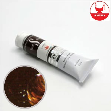 #61603スーパー油絵具6号バーントシェンナー20ml