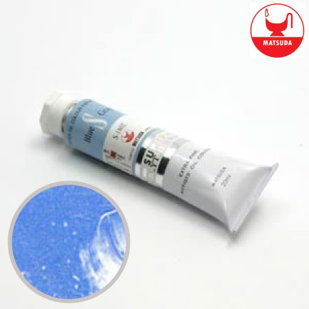 #61802スーパー油絵具6号ブルーグレー20ml