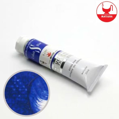 #91201スーパー油絵具9号コバルトブルー40ml