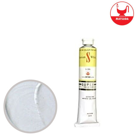 #10S-1006スーパー油絵具10号チタニウムホワイト50ml