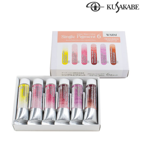 SP6C1グラニュレーション6色セット(ウォーム/暖色系)10ml