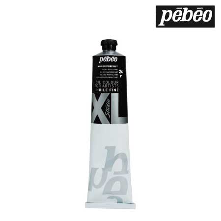 200024　油絵具 XL　アイボリーブラック　200ml　　
