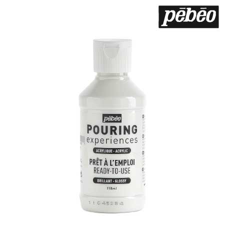 524623　ポーリングメディウム入り アクリル絵具　２３　チタニウムホワイト　118ml 　　