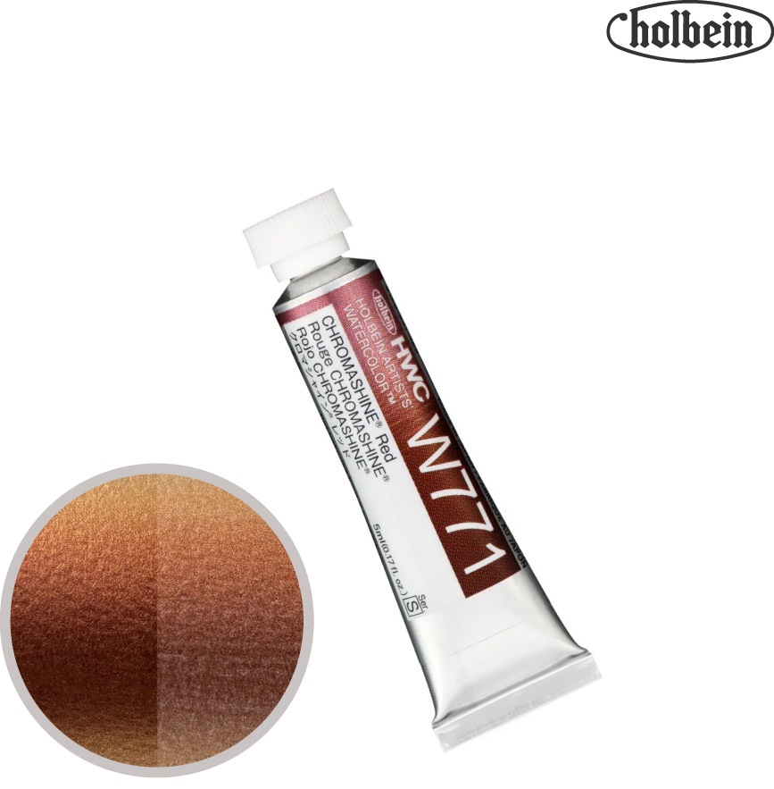 HWC-W771　透明水彩クロマシャイン(R) レッド　5ml