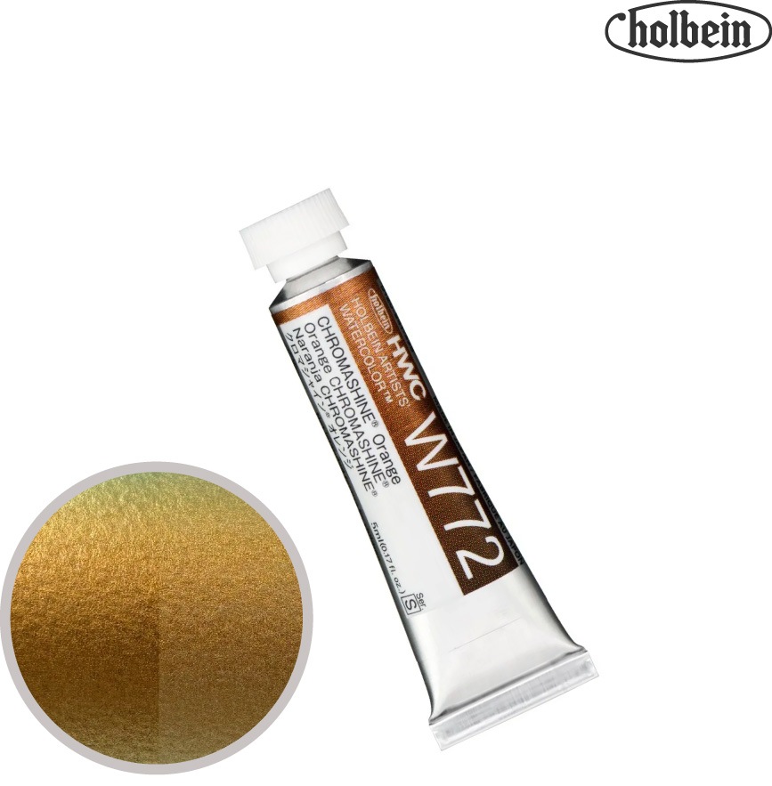 HWC-W772　透明水彩クロマシャイン(R) オレンジ　5ml