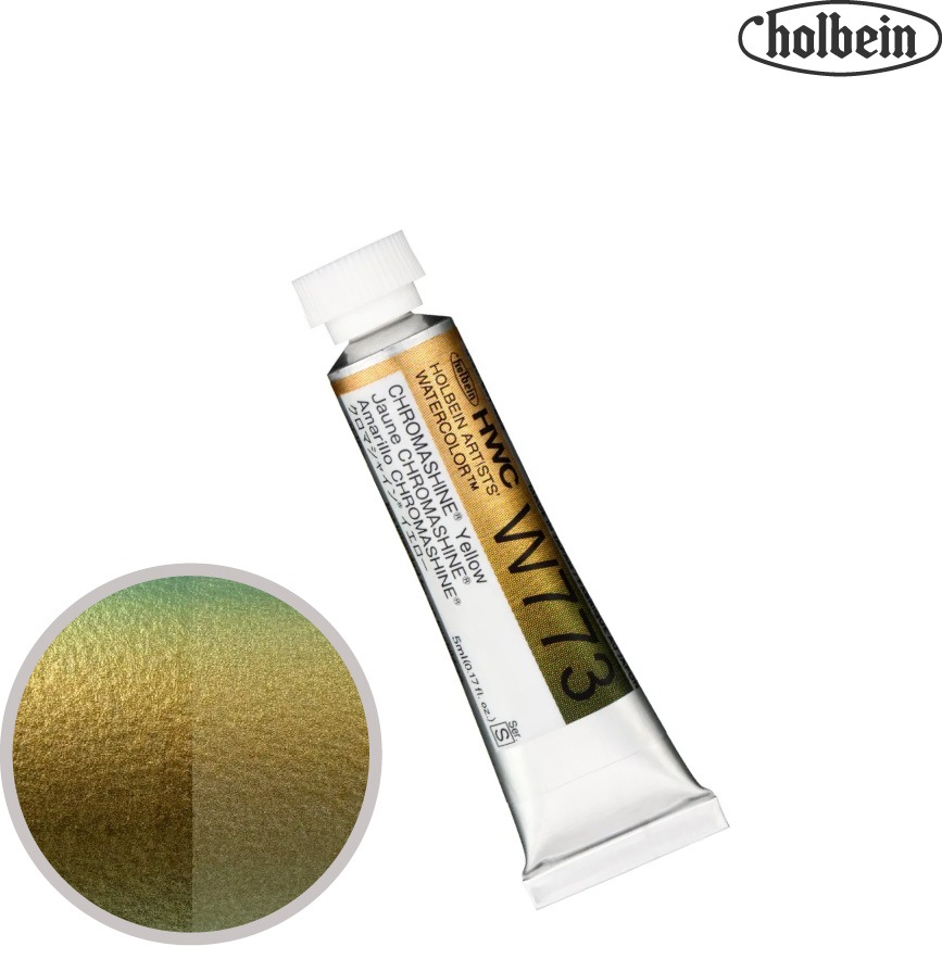 HWC-W773　透明水彩クロマシャイン(R) イエロー　5ml