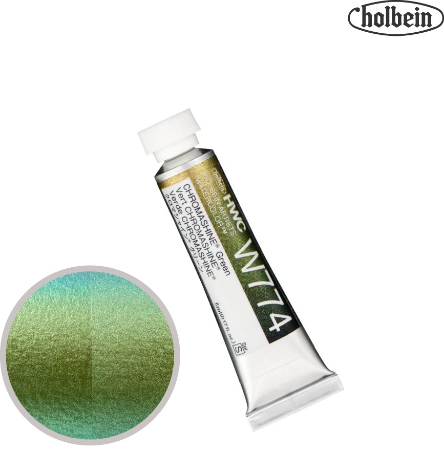 HWC-W774　透明水彩クロマシャイン(R) グリーン　5ml