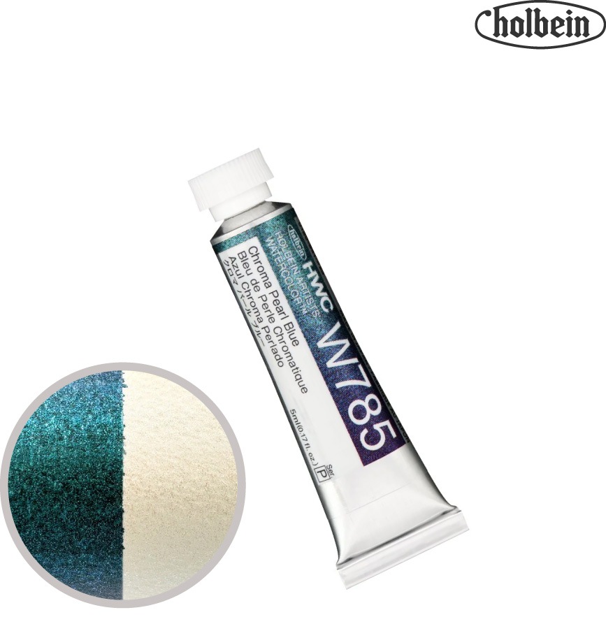 HWC-W785　透明水彩クロマ パール ブルー　5ml