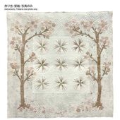 しだれ桜　パッチワークキルト　タペストリー パッチワーク「桜のタペストリー」の作り方｜ぬくもり