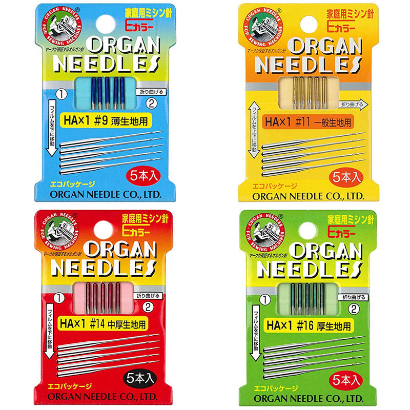 家庭用ミシン針　Eカラー(ORGAN)　