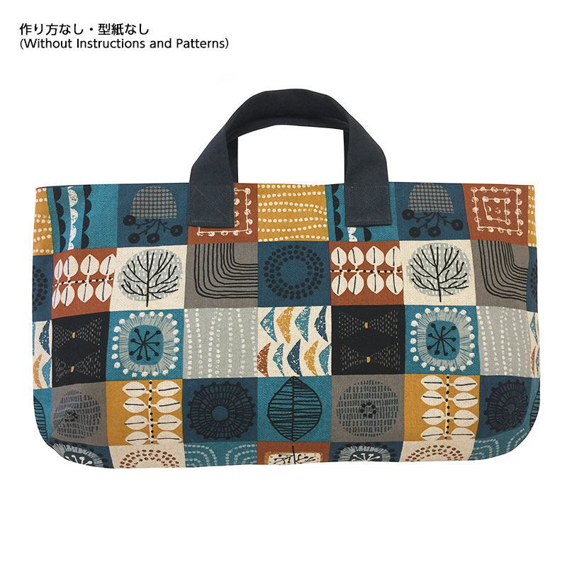 オリジナルプリントでつくる横長のバッグ 作り方なし すてきにハンドメイド21年7月号参照 Web限定販売 キルトパーティ