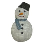 雪だるまのポーチ(作り方・型紙付)
