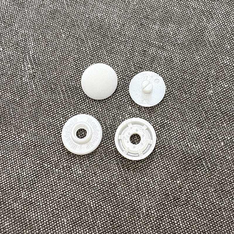 イージースナップボタン（ミニ）10mm 1組　ホワイト