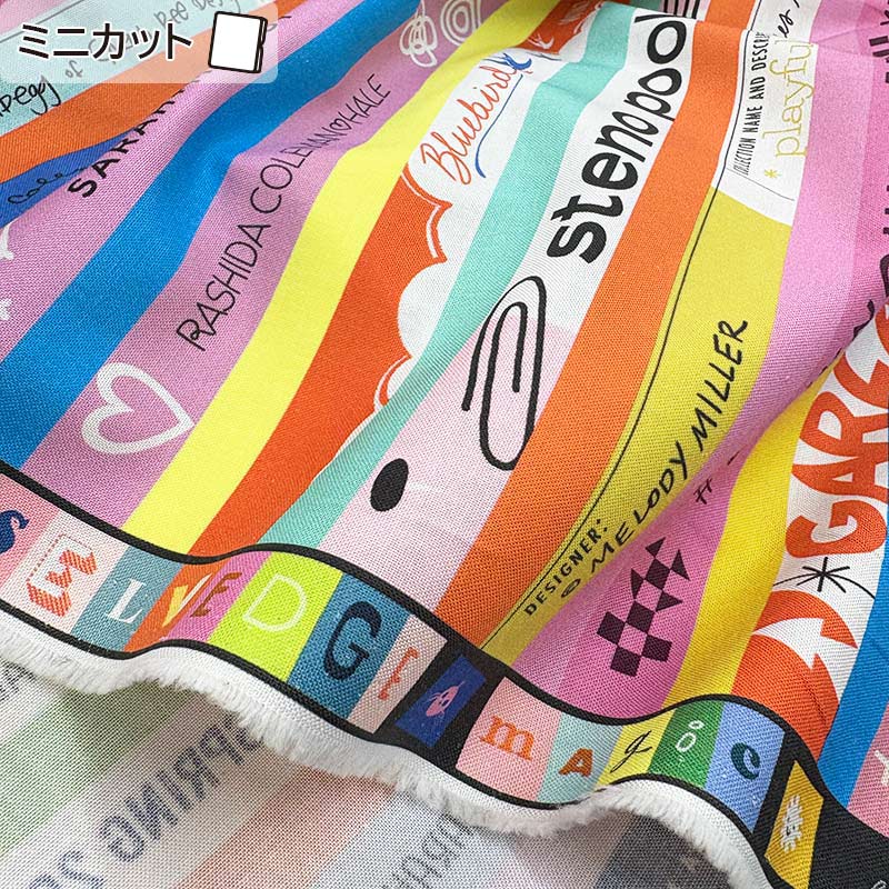web20250710-02 USAコットン moda　SELVEDGE　MAGIC 生地の耳　ミニカット