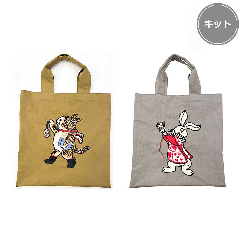 ビッグワッペンのシンプルバッグ