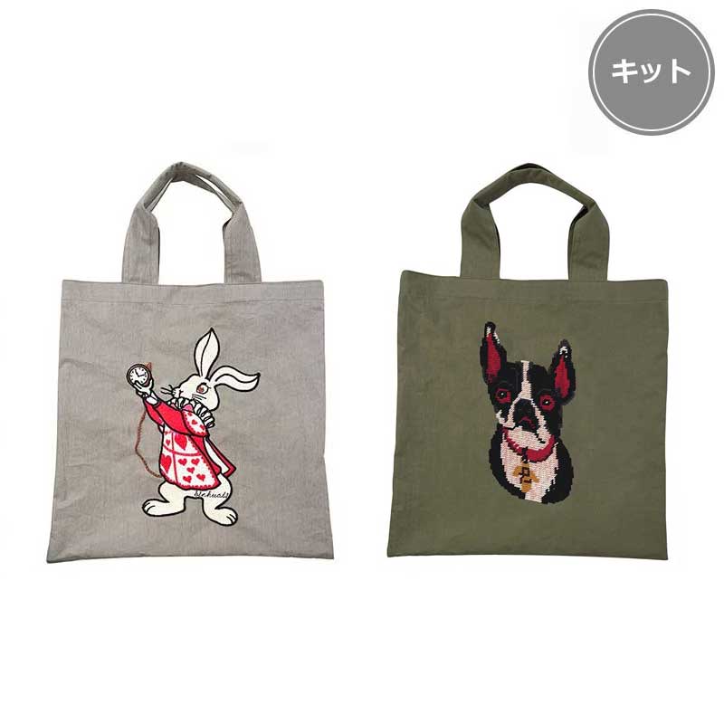 ビッグワッペンのシンプルバッグ