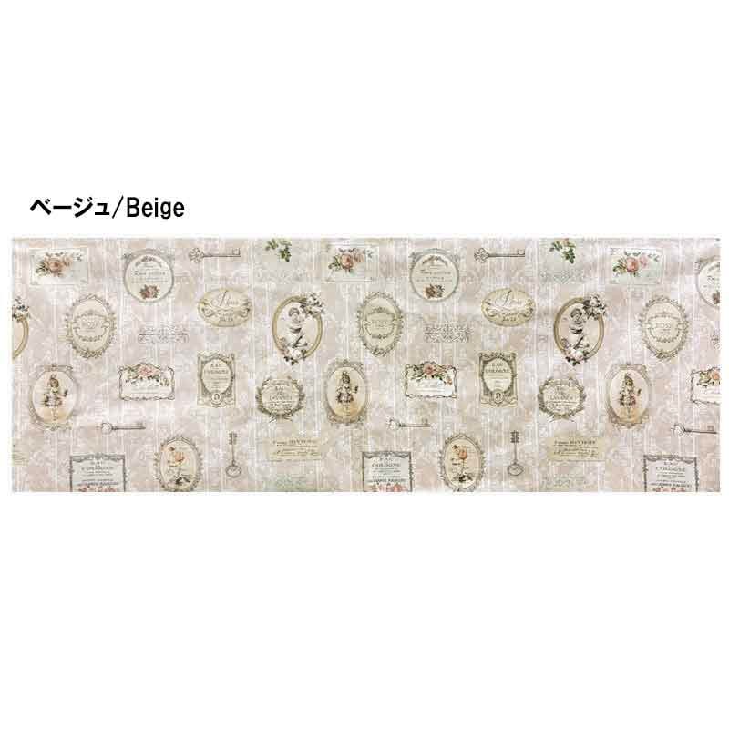 2501【パネル布】メダリオンプリント