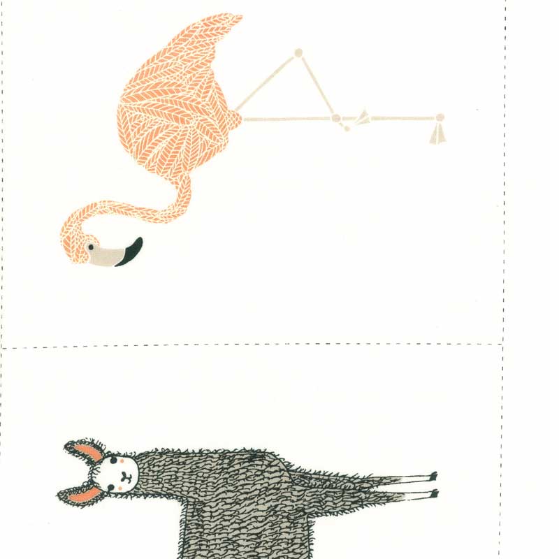 【20％OFF】パネル布　動物たち