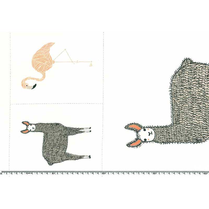 【20％OFF】パネル布　動物たち