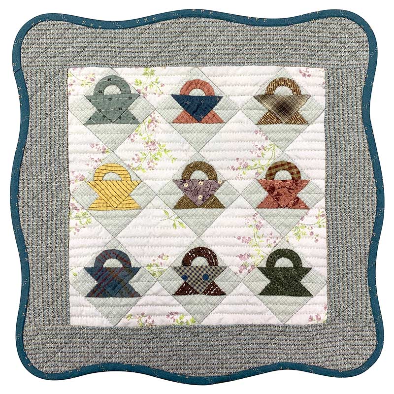 スタンプバスケットのミニキルト WEB限定販売 キルトパーティ